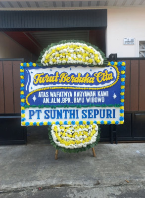 Papan Bunga Duka di Tarau